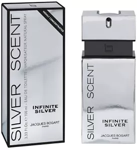 Jacques Bogart Silver Scent Infinite EDT Men 100ml/ 3.3 Fl Oz Perfume Original - Picture 1 of 1