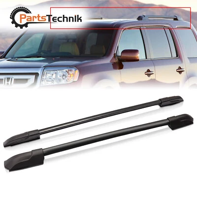 For Honda Pilot 2009-2015 Top Roof Rack Side Rails 2PCS Luggage Carrier Bar Foto 1 de 4