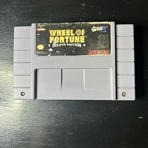 Wheel of Fortune - Deluxe Edition (Nintendo SNES, 1993) - tested & working - Picture 1 of 3