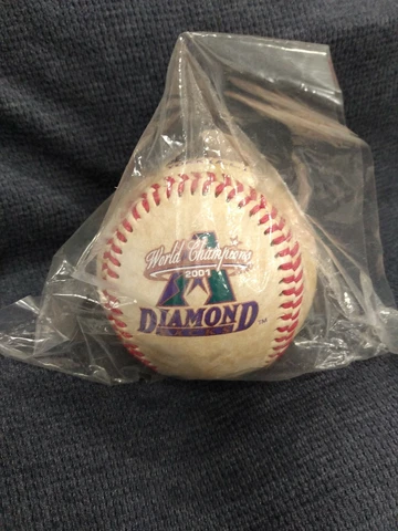 2001 PEPSI / ARIZONA DIAMONDBACKS WORLD CHAMPIONS PROMO SOUVENIR BASEBALL SEALED Cover