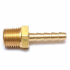 Straight 3/16 Hose ID to 1/4 Male Npt Brass Barb Fitting Water Oil Gas Air Fuel