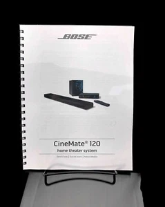 Bose CineMate 120 Home Theater System Owners Guide Manual Instructions - Picture 1 of 6
