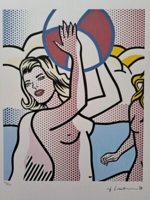Roy Lichtenstein Signed - Nude with a Beach Ball - Certificate - Image 1 of 4