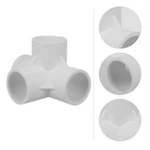 4 Pezzi Accessori PVC Quattro Fili Connettore Unione Tubo Adattatori Acqua - Foto 1 di 12