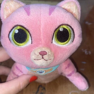 Disney Jr Doc McStuffins WHISPERS Kitten Cat Pink 7" PET VET PLUSH Doll - Picture 1 of 3