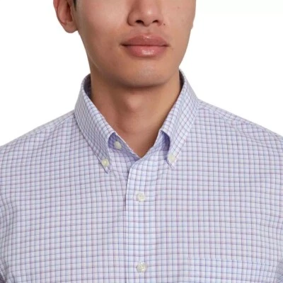 Kirkland Signature Men's Traditional Fit Dress Shirt, Plaid ,Multi, 16.5 x 34/35 - Image 1 of 3