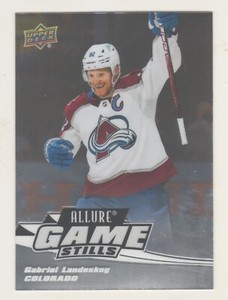 2022-23 Upper Deck Allure GAME STILLS GS-12 GABRIEL LANDESKOG Colorado Avalanche