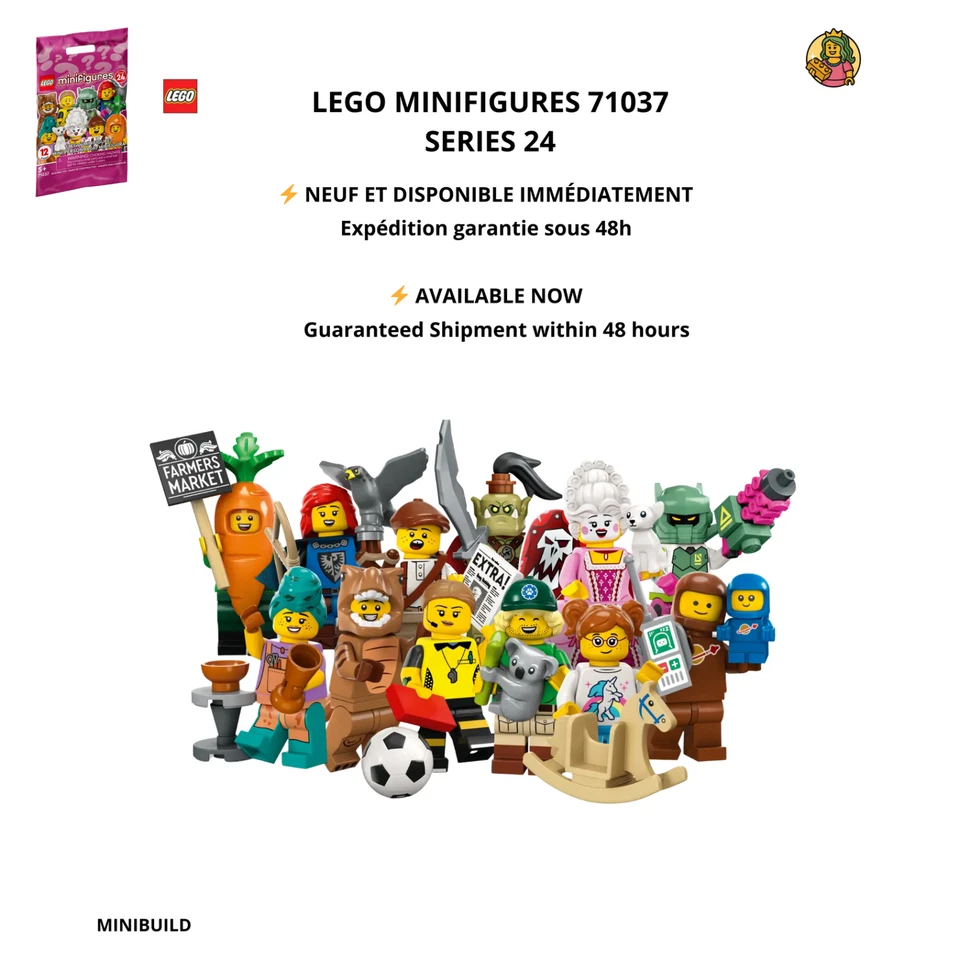 Lego Minifigures 71037 Series 24 FAITES VOTRE CHOIX - CHOOSE YOURS NEUF NEW - Photo 1/1