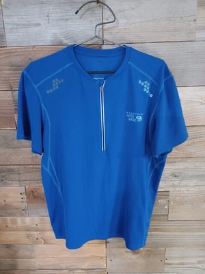 Camiseta deportiva de ciclismo Mountain Hardwear para hombre talla Lg.  Reflectante manga corta 1/4 cremallera Foto 1 de 4