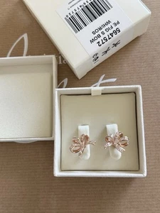 Swarovski Bow Rose Gold Earring 5647572 - Picture 1 of 2