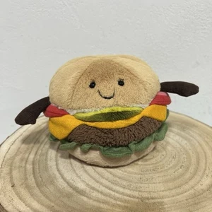 Comida de peluche Jellycat London divertida hamburguesa con queso - Imagen 1 de 7