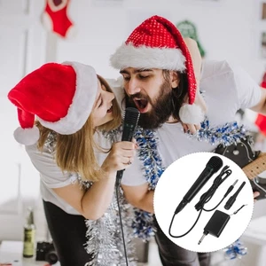 Micrófono doble de mano inalámbrico y con cable para cantar - Imagen 1 de 12