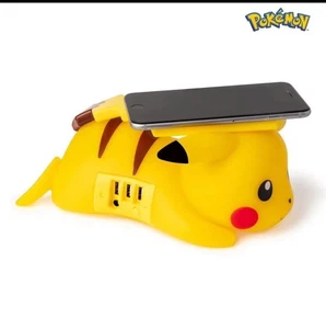 Pokemon Collectible Pikachu Induction & USB Charger Samsung iPhone 8-12 NEW RARE - Picture 1 of 8