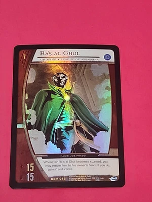 VS. SYSTEM RA’S AL GHUL  RARE FOIL PROMO DSM-019 - Image 1 of 3