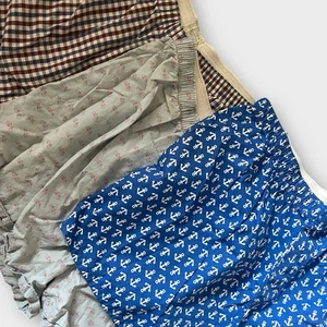 3 Pairs J Crew Boxers Men's XL 3 Pair Blue red Boxer Shorts - Picture 1 of 4
