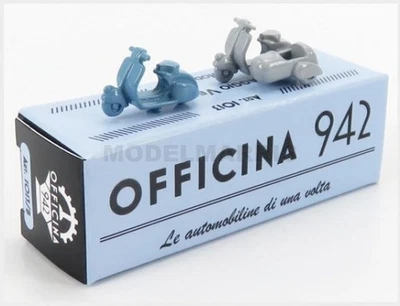 OFICINA-942 ART1013B PIAGGIO - JUEGO 2X VESPA 98 + VESPA 98 SIDECAR 1946 - LUZ - Imagen 1 de 2
