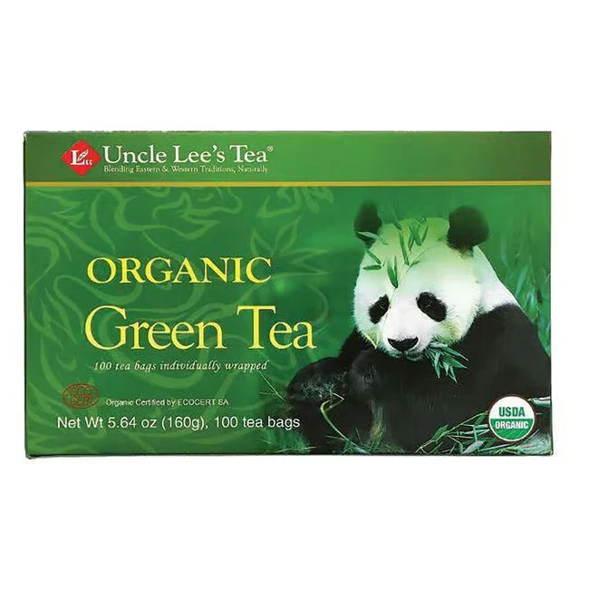 Chá verde orgânico Uncle Lee's Tea 100 sacolas (S) - Imagem 1 de 1