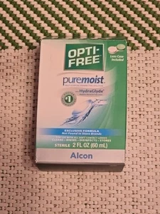 Opti-Free Puremoist Multi-Purpose Contact Solution with Lens Case, Exp 08/2025 - Picture 1 of 3