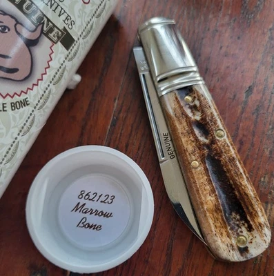 Great Eastern Cutlery GEC Northfield 862123 hueso de médula, hueso de ganado genuino NIT Foto 1 de 4