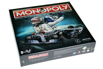 Mercedes AMG F1 Monopoly Silver Arrows Lewis Hamilton 1st Edition - Image 1 of 3