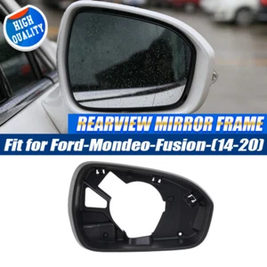 1X Repuesto marco espejo retrovisor lateral derecho pasajero para Ford Fusion 2014-2020 negro - Imagen 1 de 12