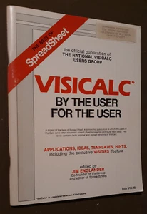 Visicalc by the User Spreadsheet by VisiCorp Inc for Apple II/IBM/Atari/TRS-80 - Picture 1 of 3