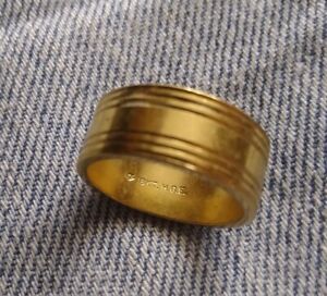 Gold Plated Ring 18k H.G.E. - Markings (18Kt. H.G.E.) - Vintage