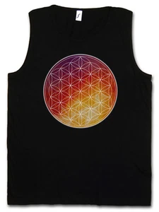 LIFEFLOWER LOGO I TANK TOP VEST Flower Of Life New Age Mandala Esotericism - Bild 1 von 2