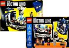 DOUBLE SIDED Miniature 1:12 scale LEGO Dr. Who set Dollhouse EMPTY TOY BOX