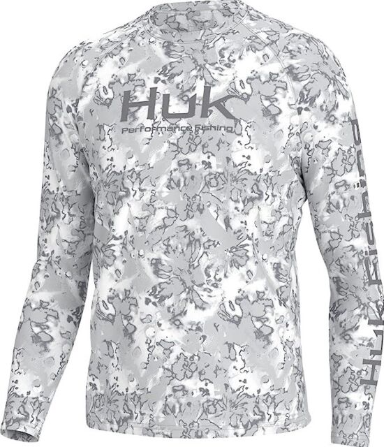Huk Gray Fishing Shirts & Tops for sale