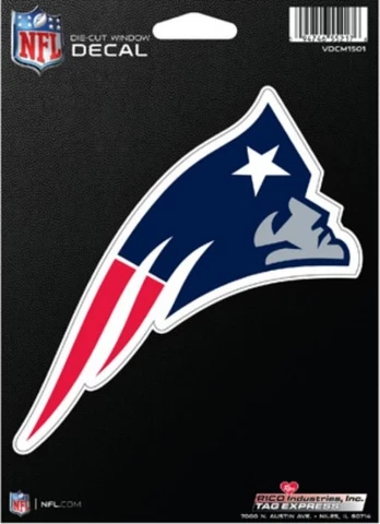 New England Patriots Die Cut Decal-Car Window, Laptop, Tumbler. See Description Cover