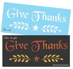 Plantilla Dar Gracias Cosecha Trigo Estrella Prim Country Otoño Familia Hogar Letreros Hágalo Usted Mismo - Imagen 1 de 6