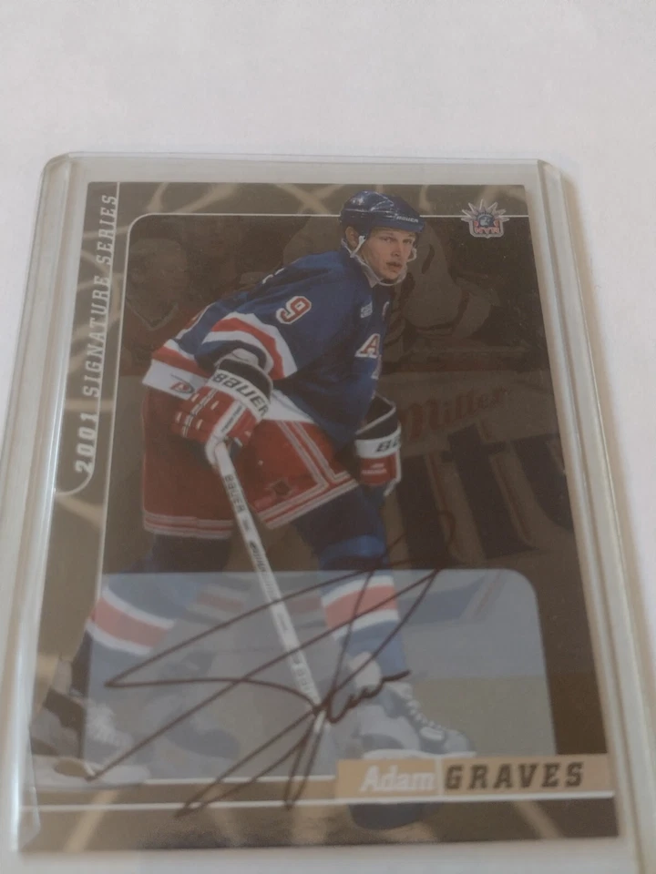 2000-01 BE A PLAYER SIGNATURE SERIES AUTOGRAPH AUTO ADAM GRAVES - Image 1 of 1