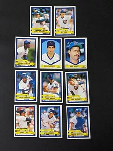 Chicago Cubs - Baseball Sticker - Panini 1989 - Lot of 11 - Picture 1 of 3