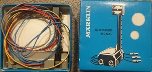 Märklin 7042 (pista H0) señal de bloqueo de vía + embalaje original - oferta 3 - Imagen 1 de 3