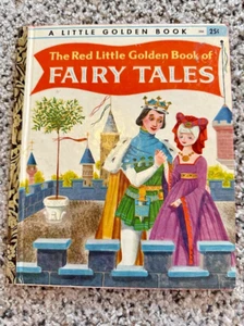 The Red Little Golden Book of Fairy Tales - A Little Golden Books Vintage 1958 A - Imagen 1 de 6