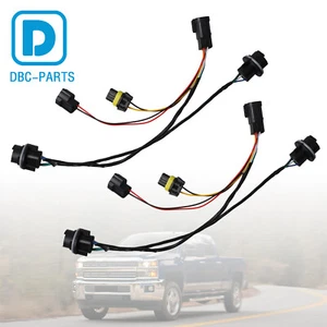 Set of 2 Front Headlight Wire Harness Connector for Chevrolet Silverado 3500 HD - Picture 1 of 11
