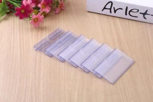 Swing Price Tag Retail Shop sign label clear price sign card holder stand 4X8cm - Bild 1 von 4