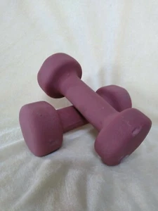 5 libras pesas de mano mancuernas recubiertas de neopreno gimnasio en casa - Imagen 1 de 4