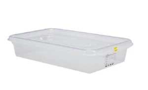 6 unidades - Gastronorm 1/1 contenedor de alimentos con tapa densa - 13 litros-transp - Imagen 1 de 3