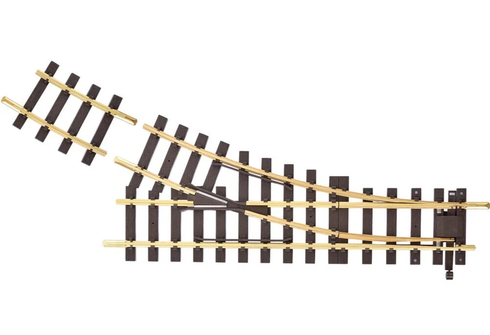 PIKO G Scale ~ New 2025 ~ R3 Manual Turnout Switch ~ Right 22.5° Track ~ 35229 - Image 1 of 1