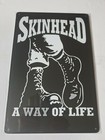Skinhead A Way Of Life Metal Sign Plaque Ska/Mods Poster Retro Garage FREE P&P