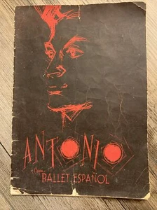 Rare 1962 AntonIo Y Su Compania De Ballet Espanol Rosario Photo Booklet Program - Picture 1 of 21