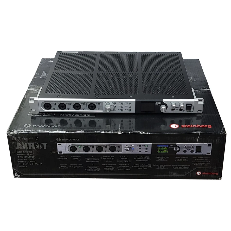 Steinberg AXR4T 32-bit Premium Thunderbolt Audio Interface OPEN BOX - Image 1 of 4