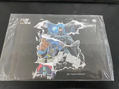 Estampillas postales de dibujos animados de Batman de Malasia 80 años 2019 MNH oficiales raras Reino Unido Foto 1 de 4