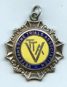 Veterans Time Trials Association Cycling Prize Medal G Whitham - Picture 1 of 2