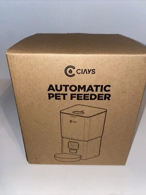 Ciays Automatic Cat Feeders 5.6L Cat Food Dispenser Up to 20 Portions Control... - Image 1 of 4