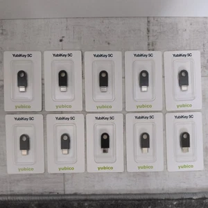 Brand New & Sealed - Yubico YubiKey 5C USB-C. - X 10 - Afbeelding 1 van 3