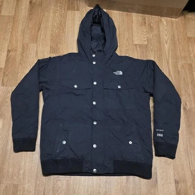 Chaqueta con Capucha The North Face Boys XL Plumón de Ganso HyVent Negra 18/20 Foto 1 de 4