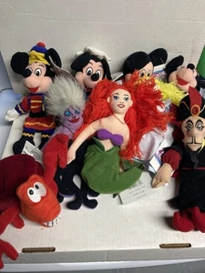 Lote de 9 Juguetes de Peluche Bolsa de Frijoles Disney Tienda Disney Squishmallow Con Etiquetas - Imagen 1 de 11